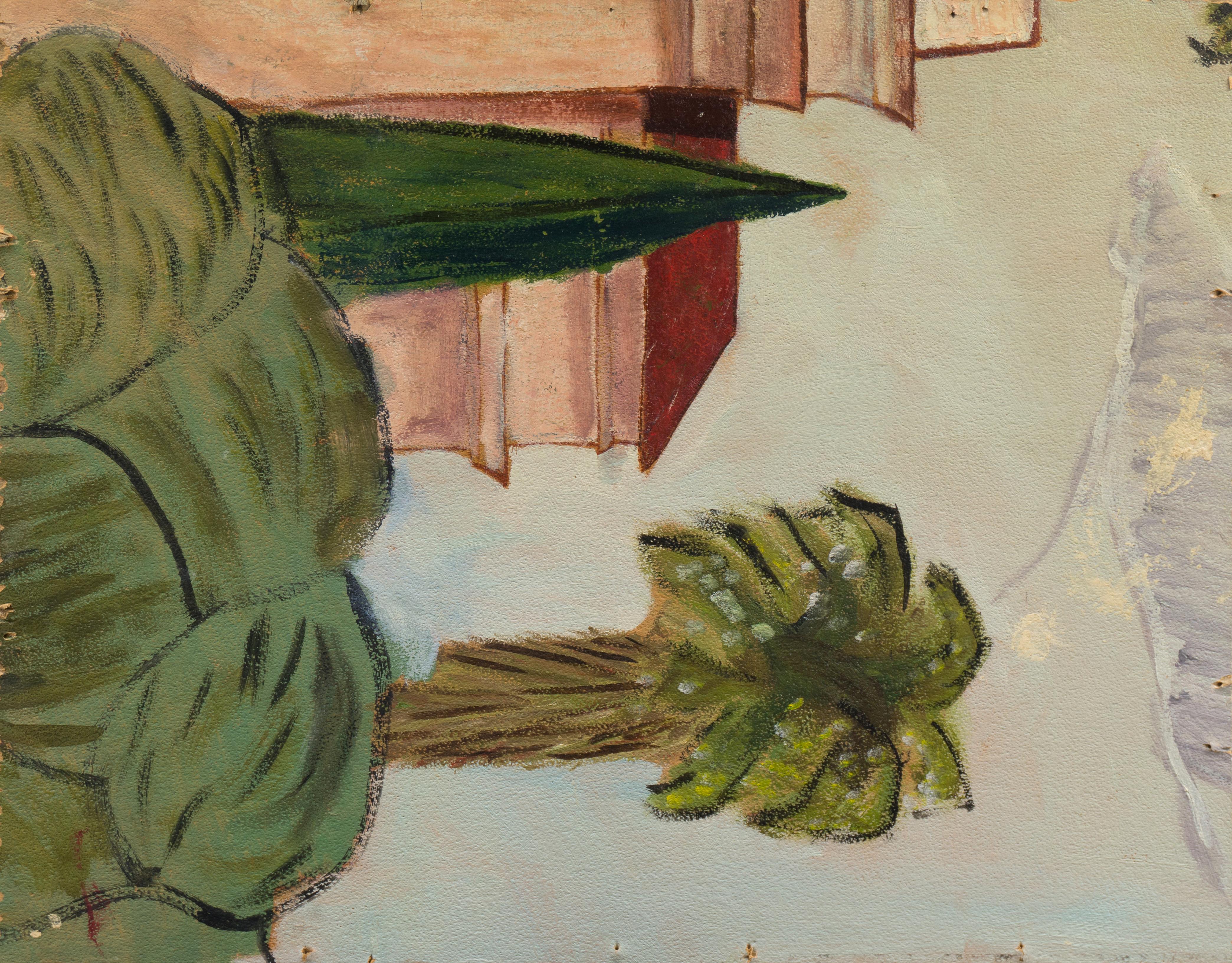 'Rompe Costas', Óleo postimpresionista de mediados de siglo, Mujer artista en venta 4