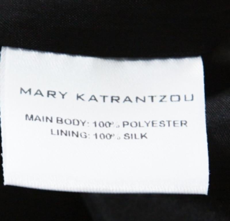Mary Katrantzou - Gonna corta Algernon con stampa floreale e a righe in Black - S In condizioni buone in vendita a Dubai, Al Qouz 2