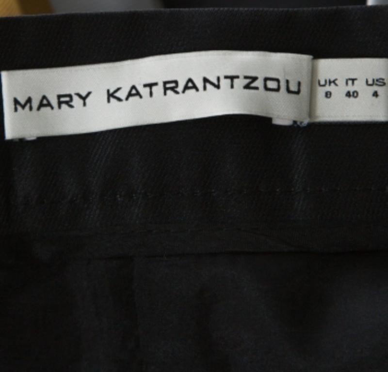 Donna Mary Katrantzou - Gonna corta Algernon con stampa floreale e a righe in Black - S in vendita