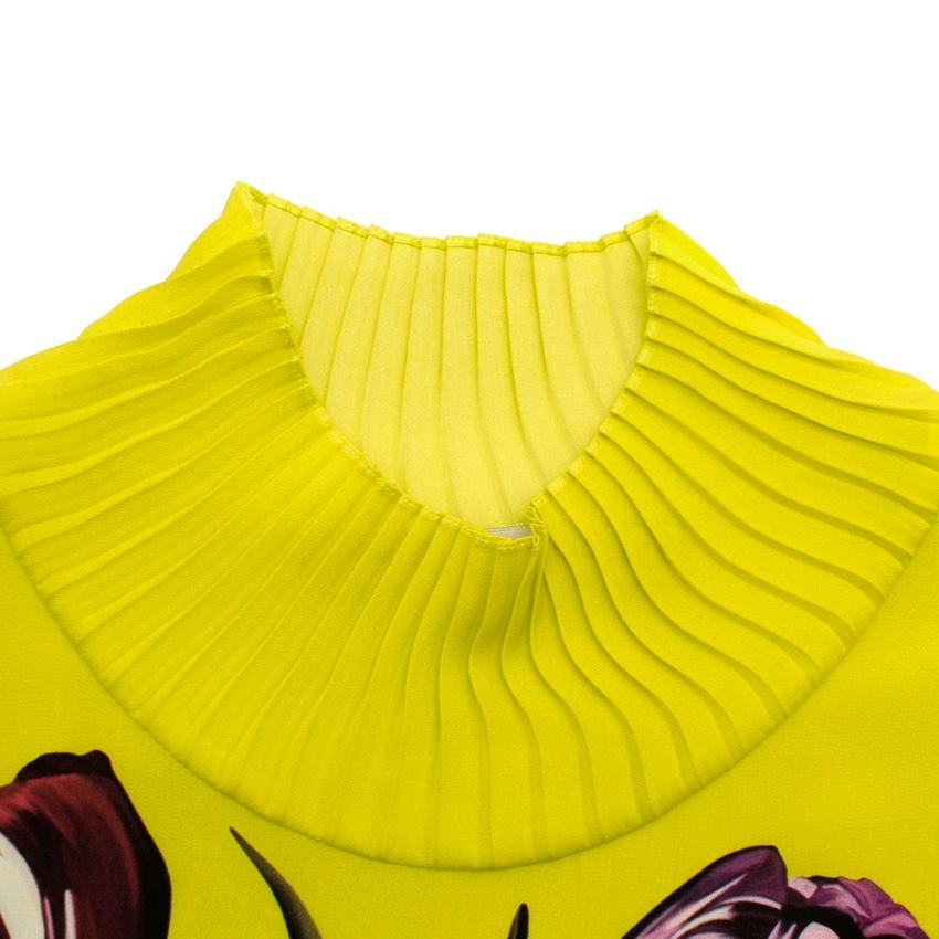 Women's Mary Katrantzou Carni Tulip Pleated Maxi Dress L UK14