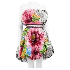 Mary Katrantzou Vestido floral con lentejuelas Talla S