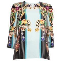 Mary Katrantzou Haut imprimé bijoux taille S