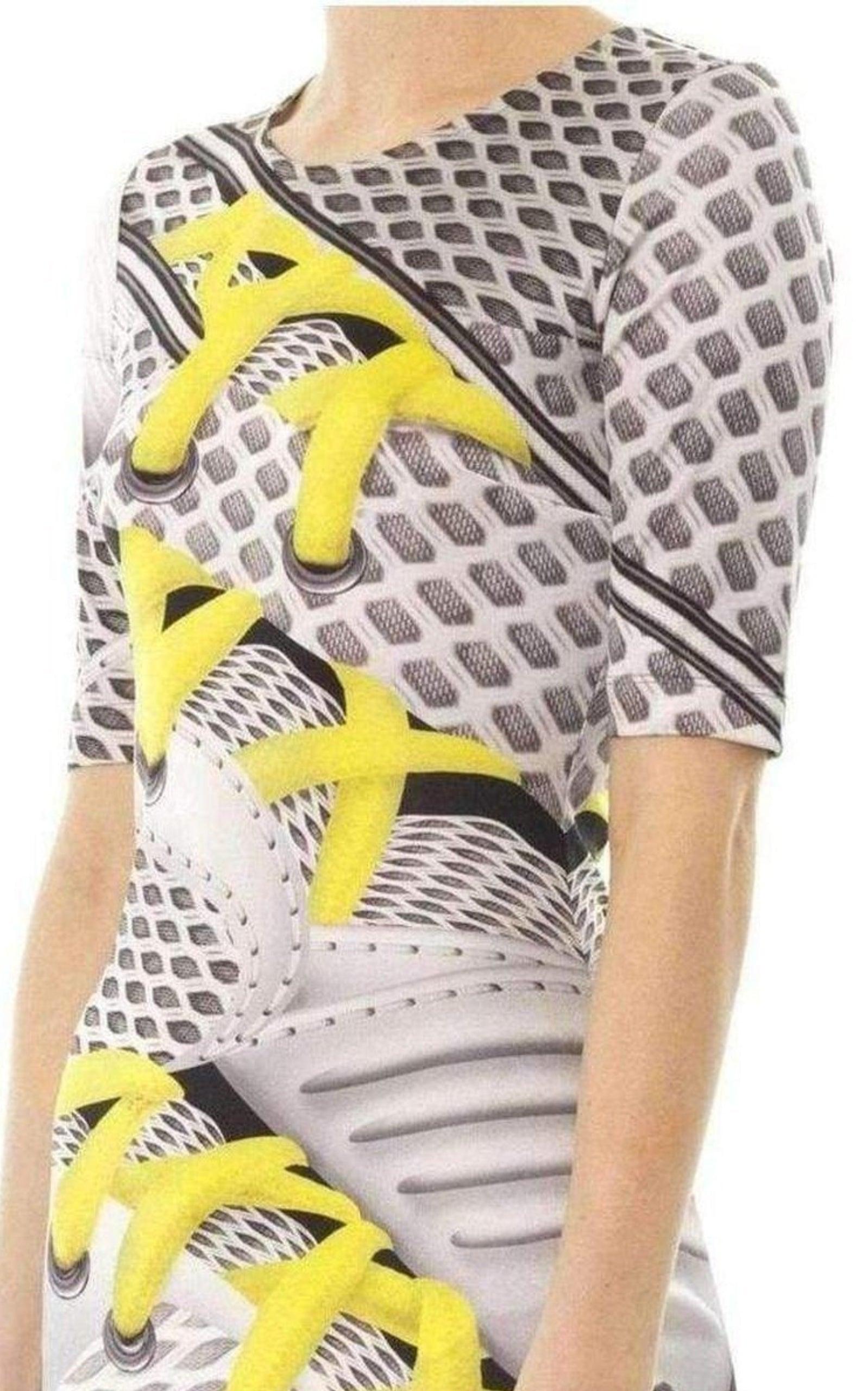 Women's Mary Katrantzou Oxenda Print Silk Jersey Dress M For Sale