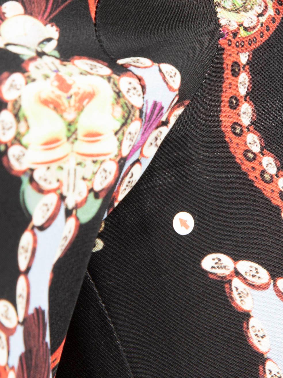 Mary Katrantzou Paisley Print Long Sleeve Dress Size S For Sale 1