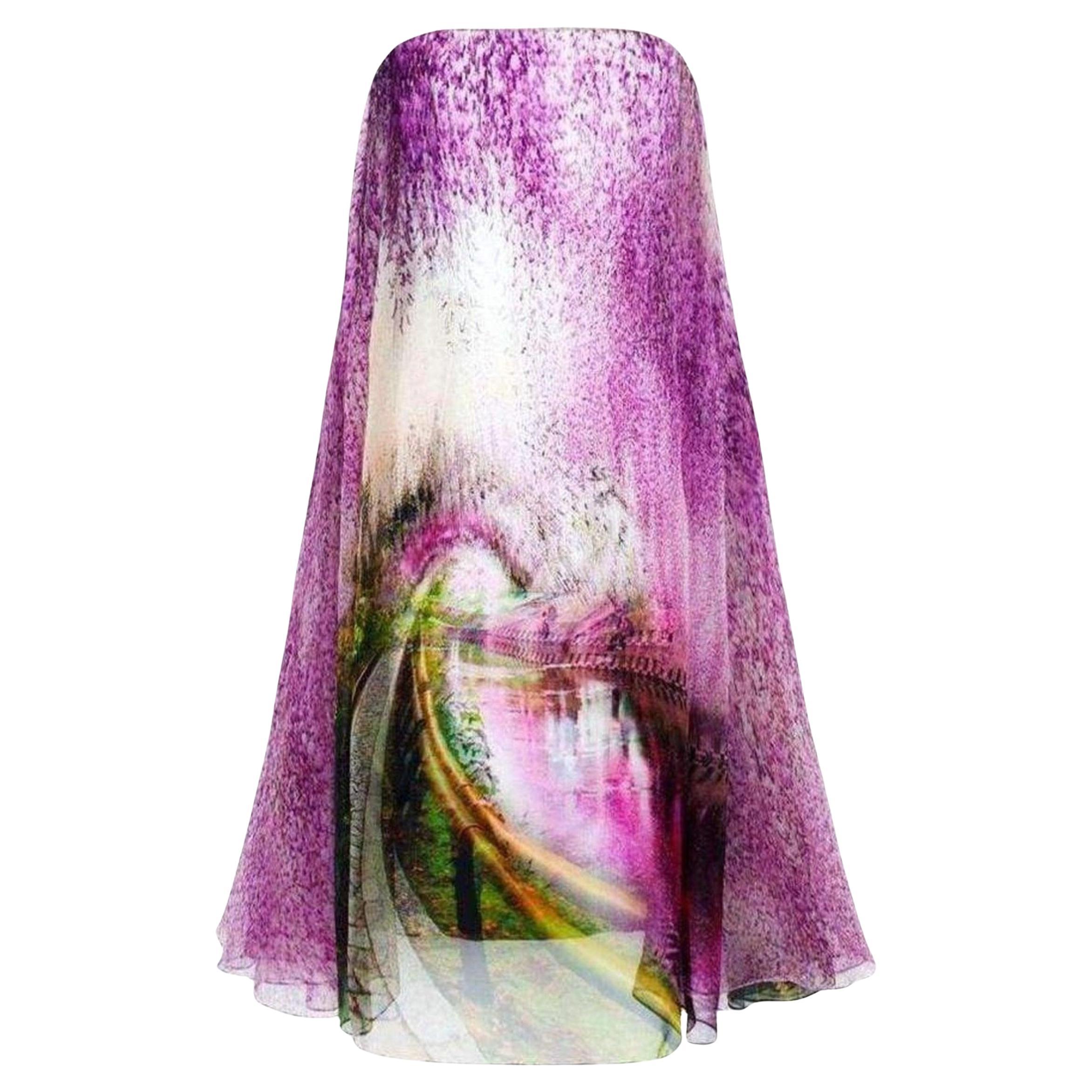 Mary Katrantzou Purple Underwood Varro Dress UK 8 / US 4 For Sale