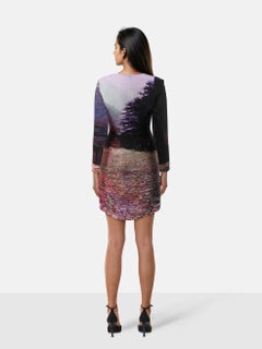 Mary Katrantzou Scenery Print Silk Dress Size XS