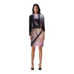 Mary Katrantzou Scenery Print Silk Dress Size XS