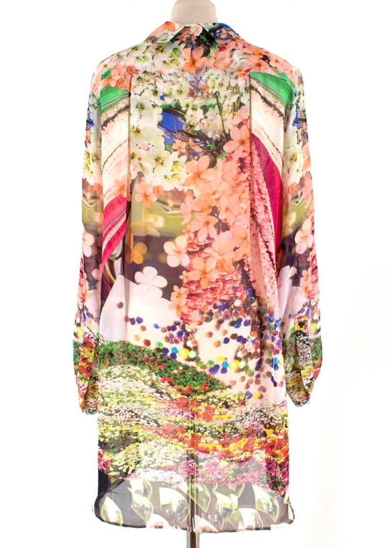 Mary Katrantzou silk chiffon Cloud dress.