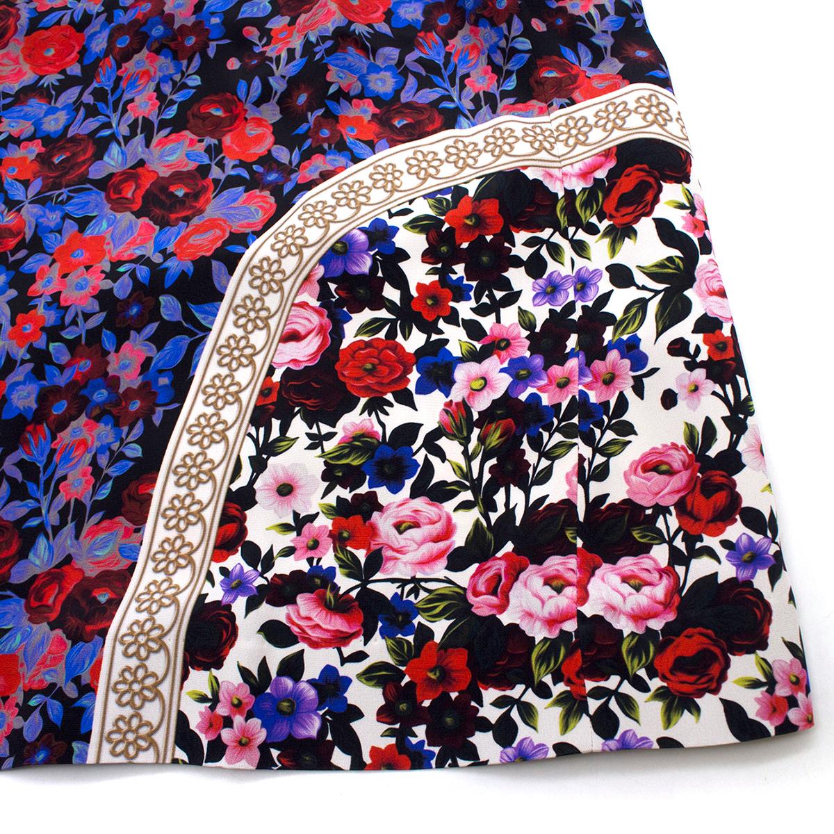 Mary Katrantzou Silk Floral Print Cami Top US 6 5