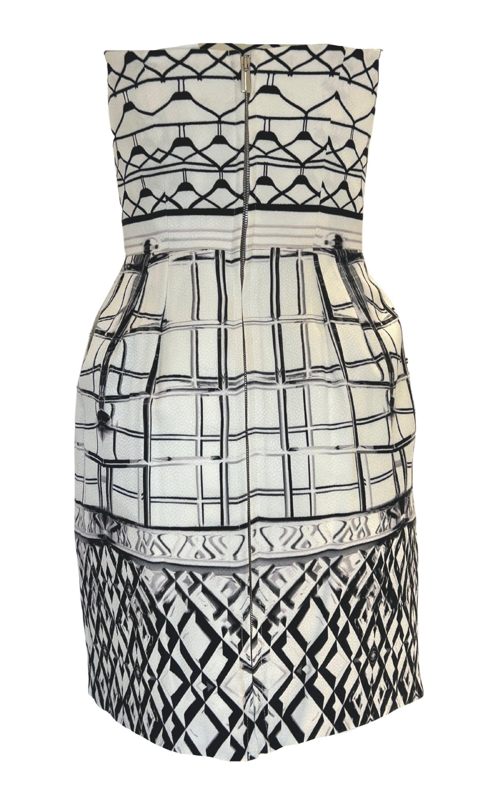 Mary Katrantzou Starbright Bustier Jacquard Dress UK 12 / US 8 in vendita 1