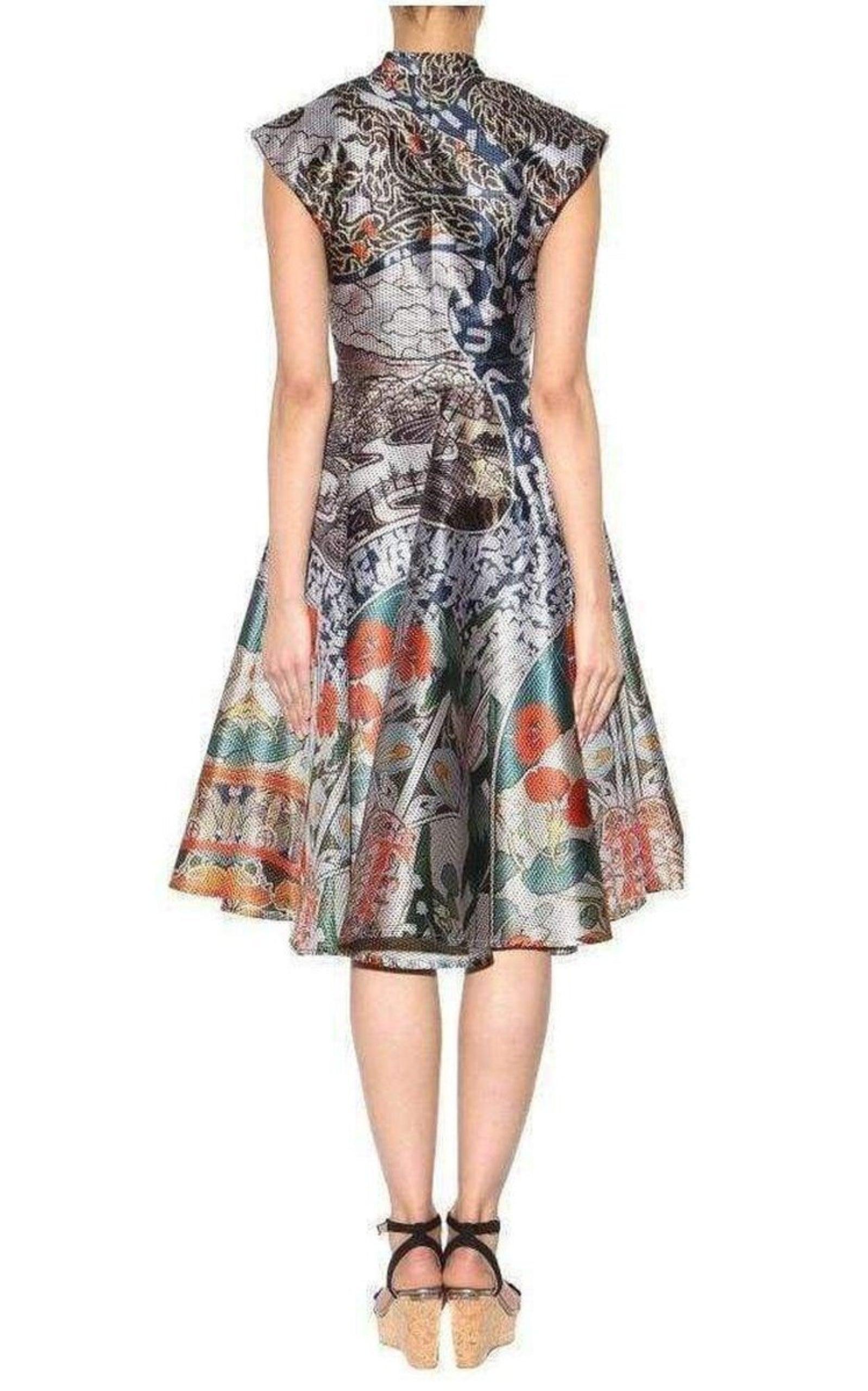 Grigio Mary Katrantzou - Vestito Winding River Drive UK 10 / US 6 in vendita