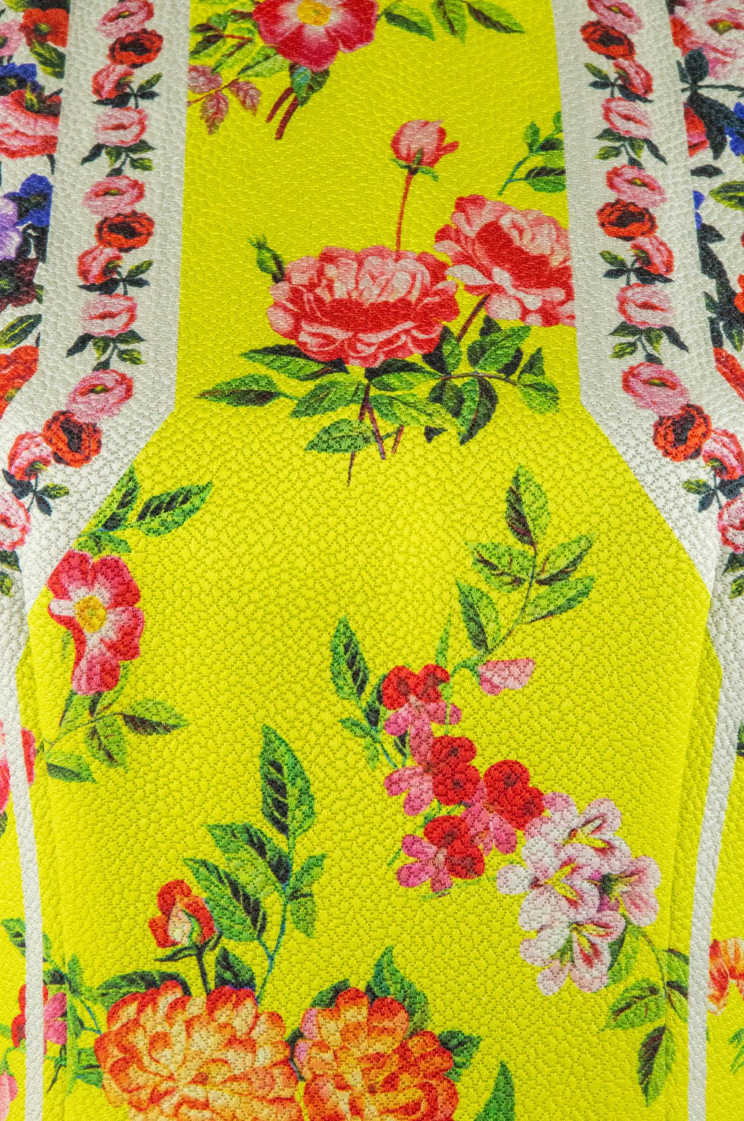 Mary Katrantzou Floral Patterned Skater Dress In Good Condition For Sale In London, GB