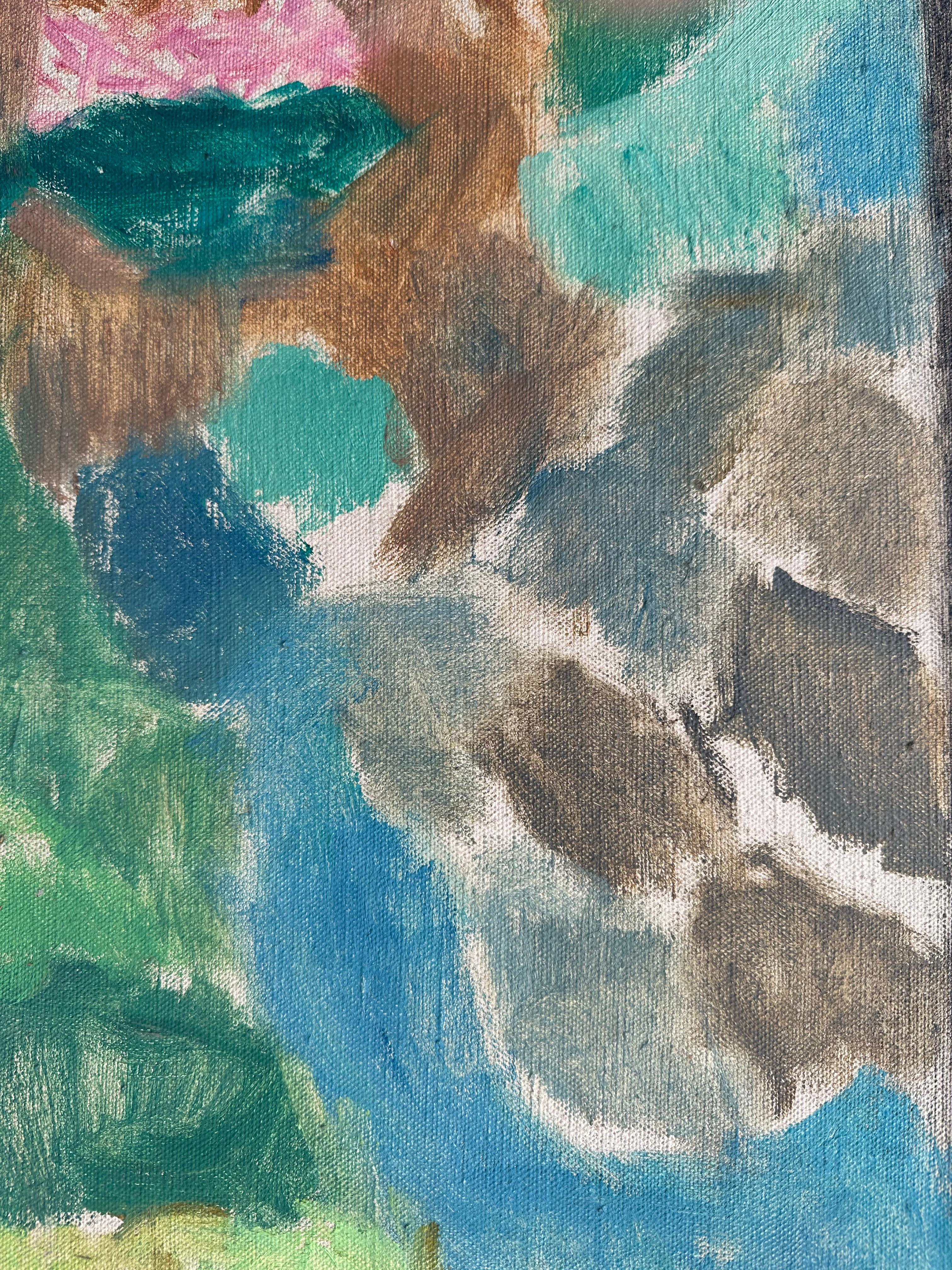Paesaggio astratto - Painting di Mary Kiisel Greenwood