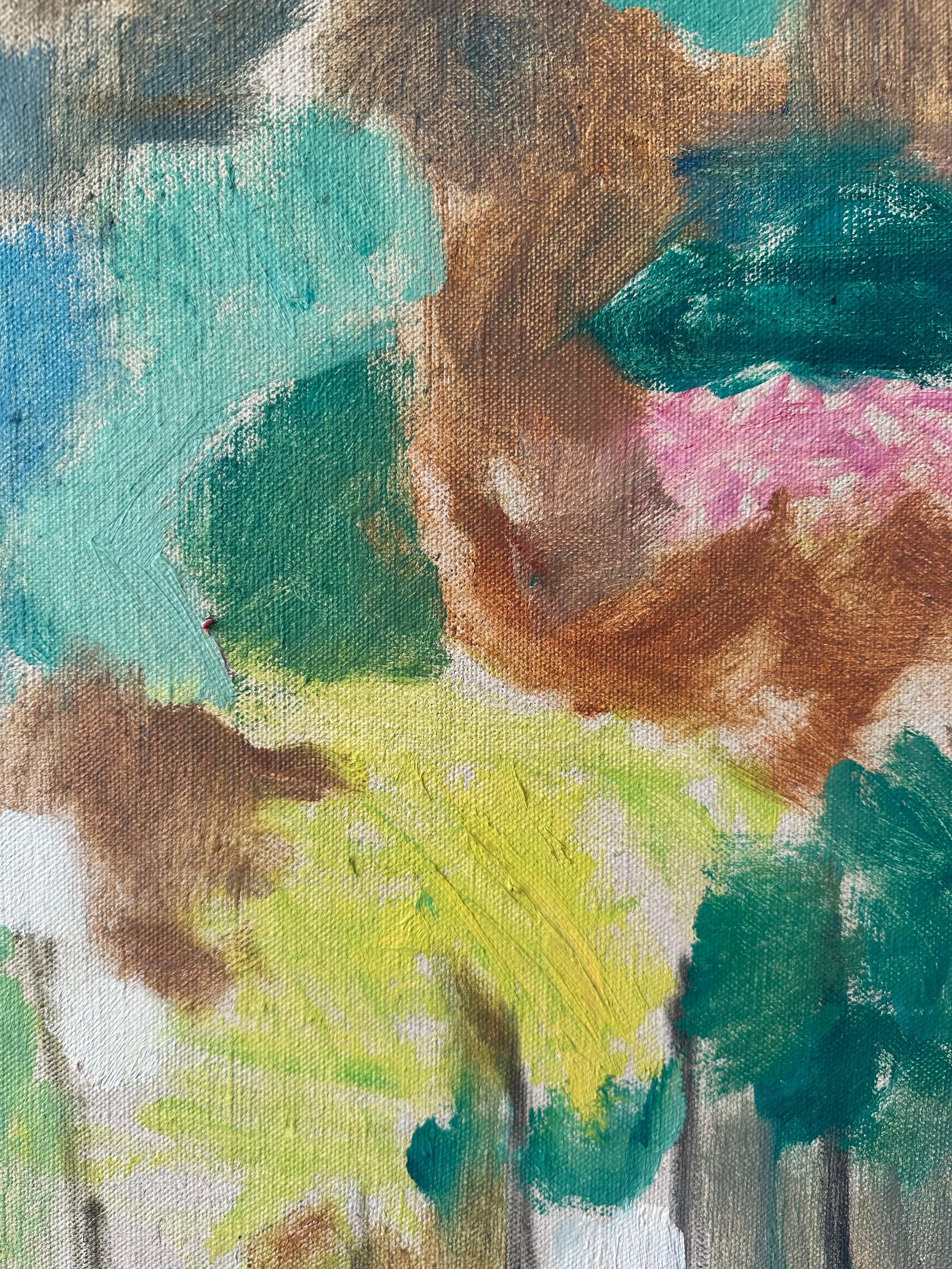 Paesaggio astratto - Painting Astratto di Mary Kiisel Greenwood