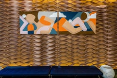 "Sognare ad occhi aperti" Dittico Acrilico su tela