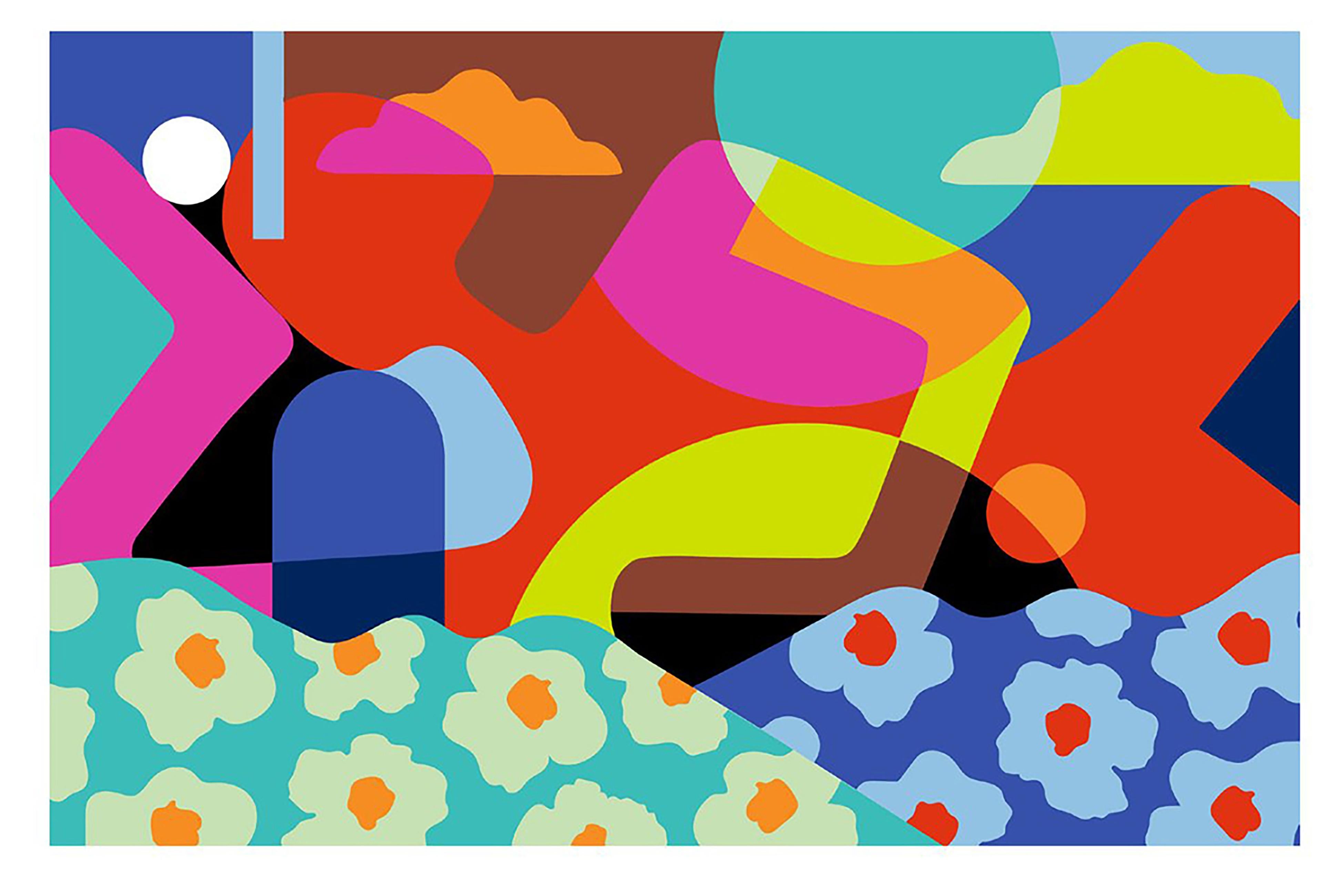 Abstract Painting di Mary Lai - "Stato di sogno"  acrilico su tela