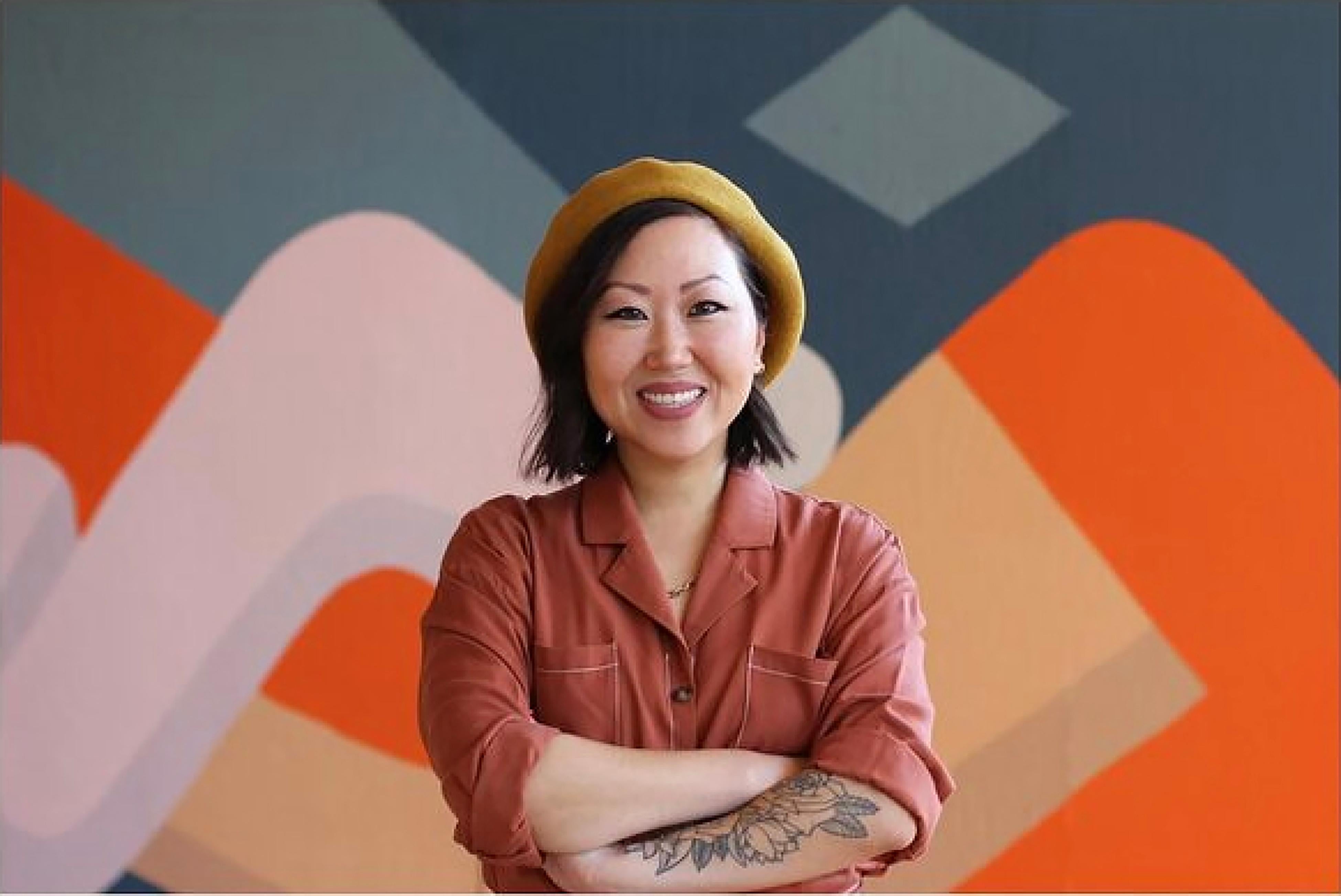 Mary Lai is a multifaceted Korean-American artist based in Los Angeles, California.  Her outlook is that “Art is a universal language that can speak to anyone” and her dreamer mindset is reflected in her vibrant contemporary artwork that aims to