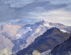 "Palm Desert" - Landscape with Smoke Trees by Mary Lee Barnes