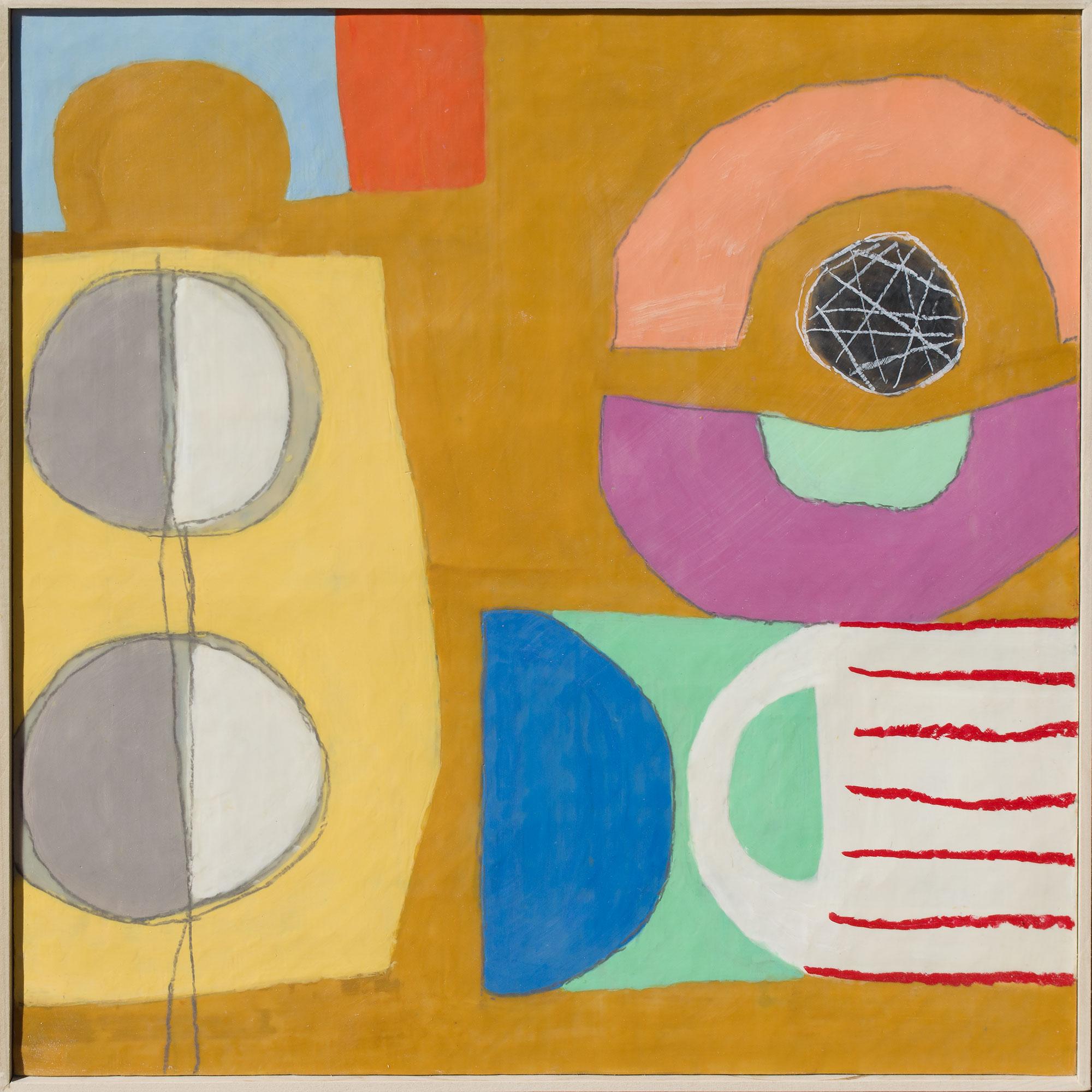 Mary Long Abstract Painting - Breakfast 1