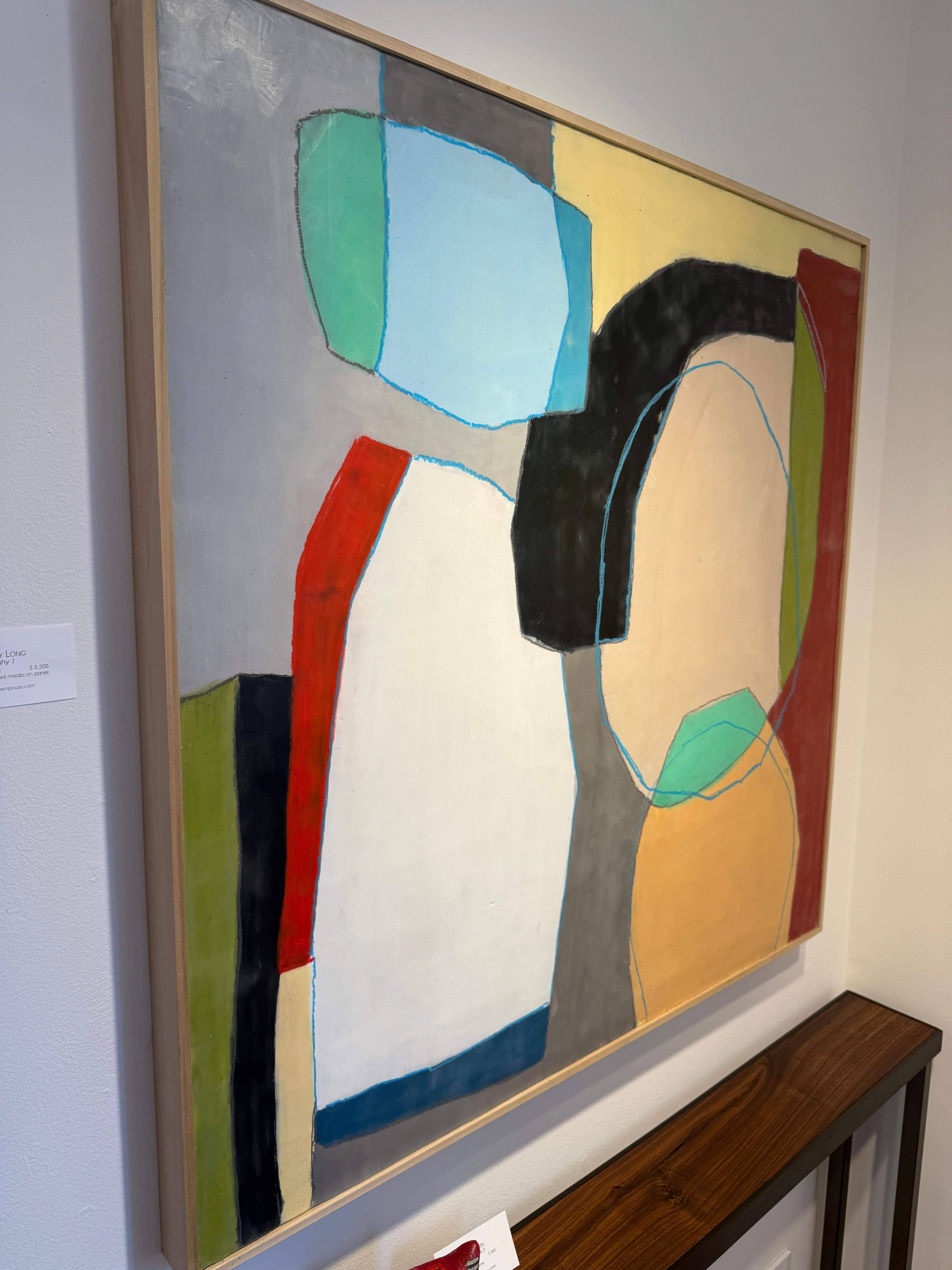 Pesciolino 1 - Painting Astrattismo geometrico di Mary Long
