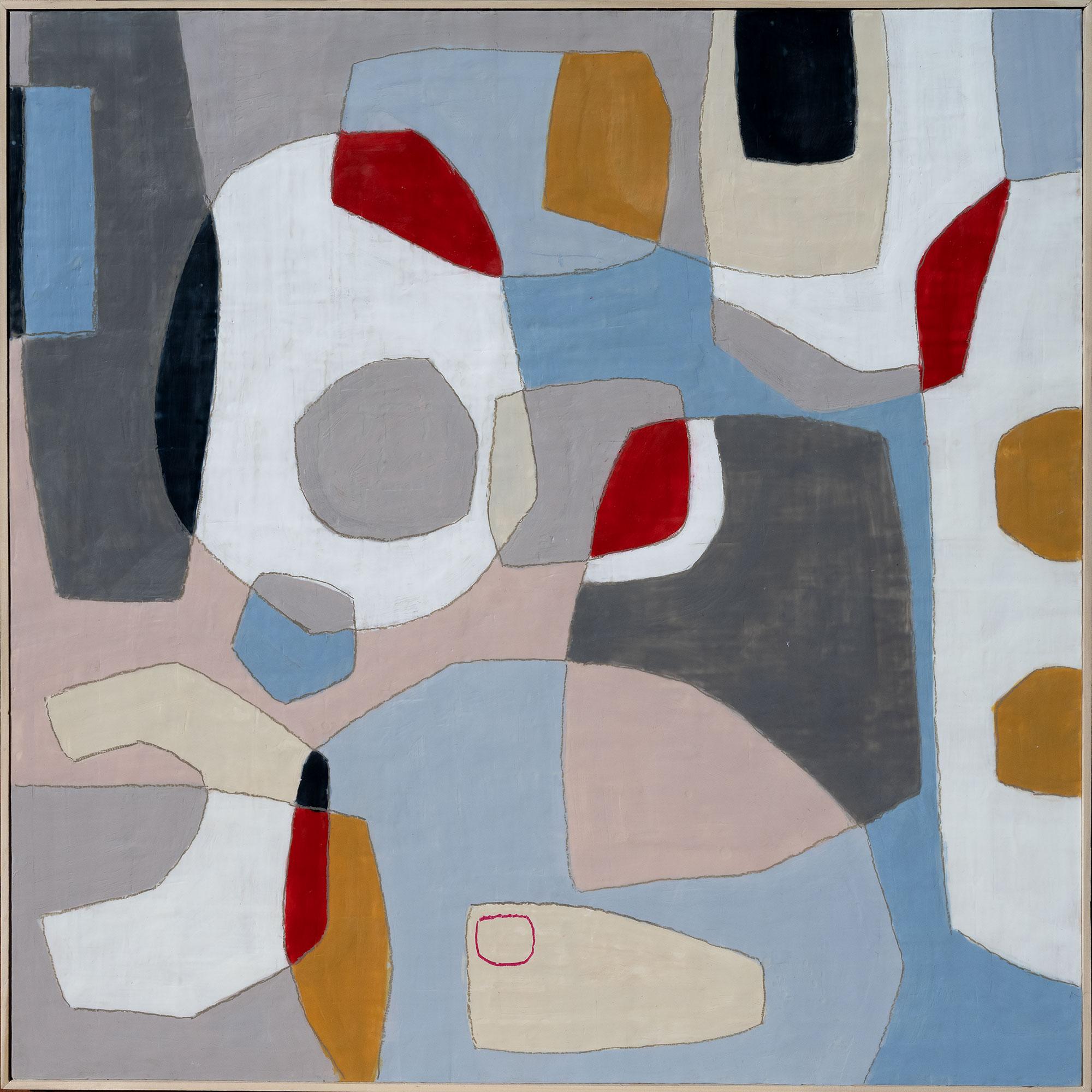 Mary Long Abstract Painting – Nudeln