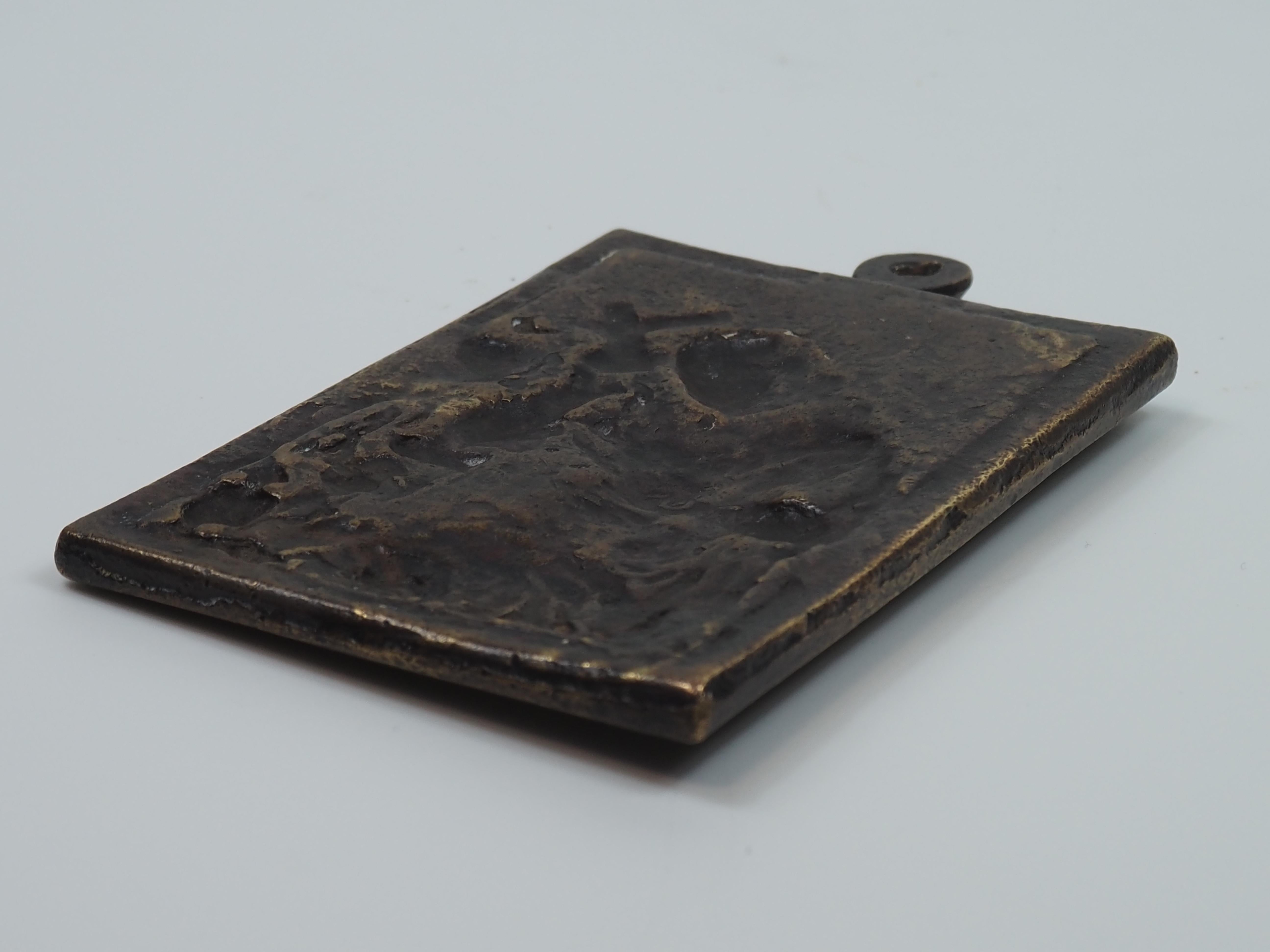 Mary Magdalene in Penitence, Cast bronze relief, 16th/17th century en vente 8