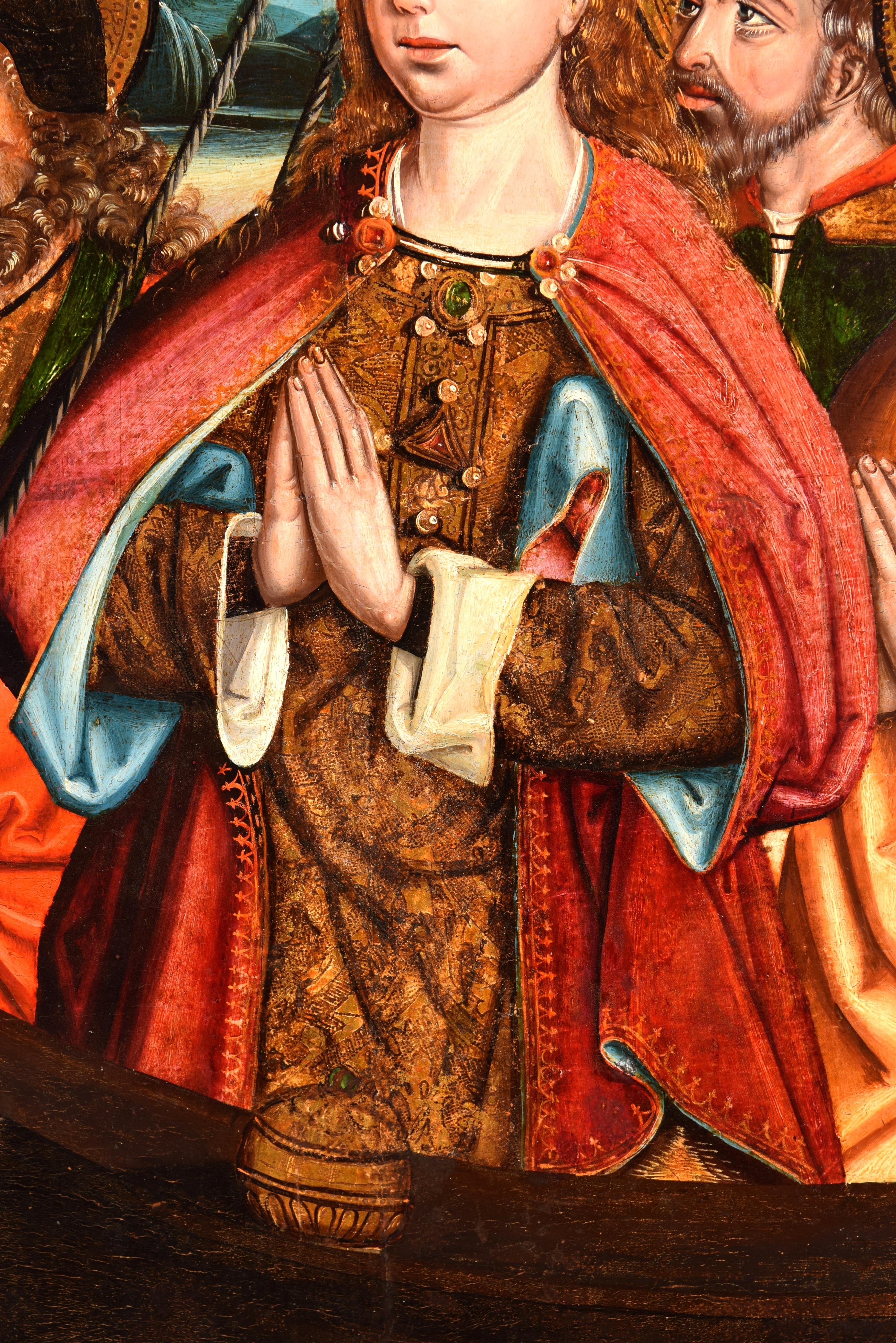 María Magdalena camino de Marsella. Escuela castellana, siglo XV. en venta 3