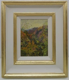 MARY MARTIN (1951-) BRITISCHE postimpressionistische ÖLGEMÄLDE Cornish-Landschaft