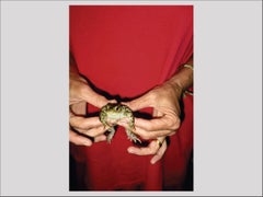Gently Holding Frog