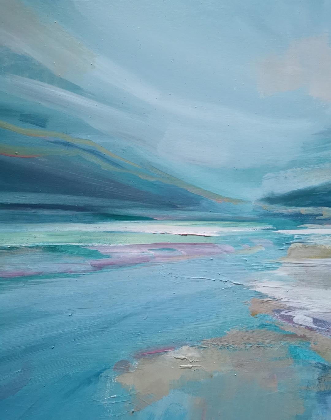 Loch Lomond Diffused Light, Scottish Artwork, Landscape Painting, Lake Artwork For Sale 3