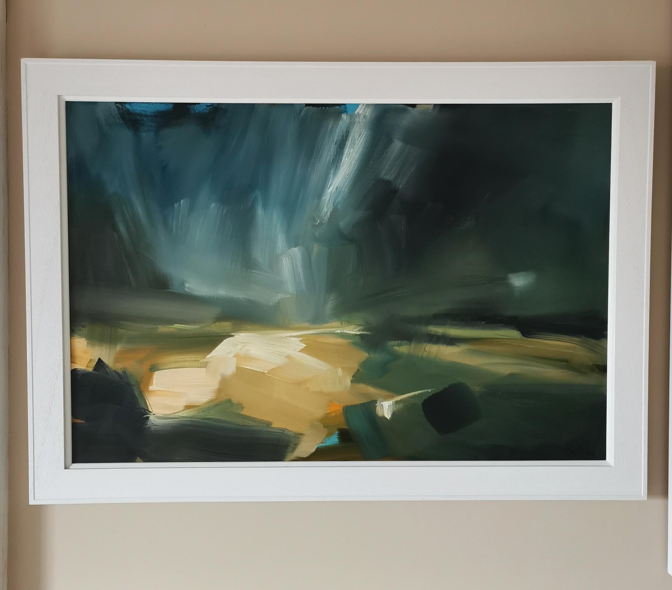 Ardmore Point Storm 1 - Painting by Mary McDonald 