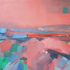 Mary McDonald, Blush, Original Abstract Painting, Abstract Coastal Art