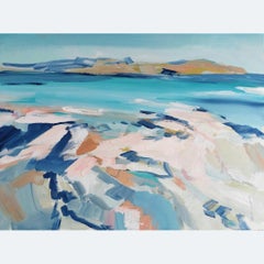 Portnaluchaig by Mary McDonald, Landscape, Scottish, Gestural painting
