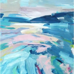 In My Free Time Loch Lomond Semi Abstract Scottish Landscape Waterscape Painting