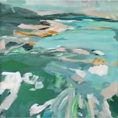 Shoreline Oil on Canvas Painting  by Mary McDonald, 2022
