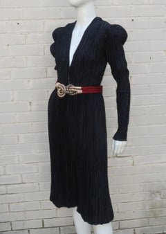 MARY MCFADDEN Black Romper Jumpsuit, 1970's
