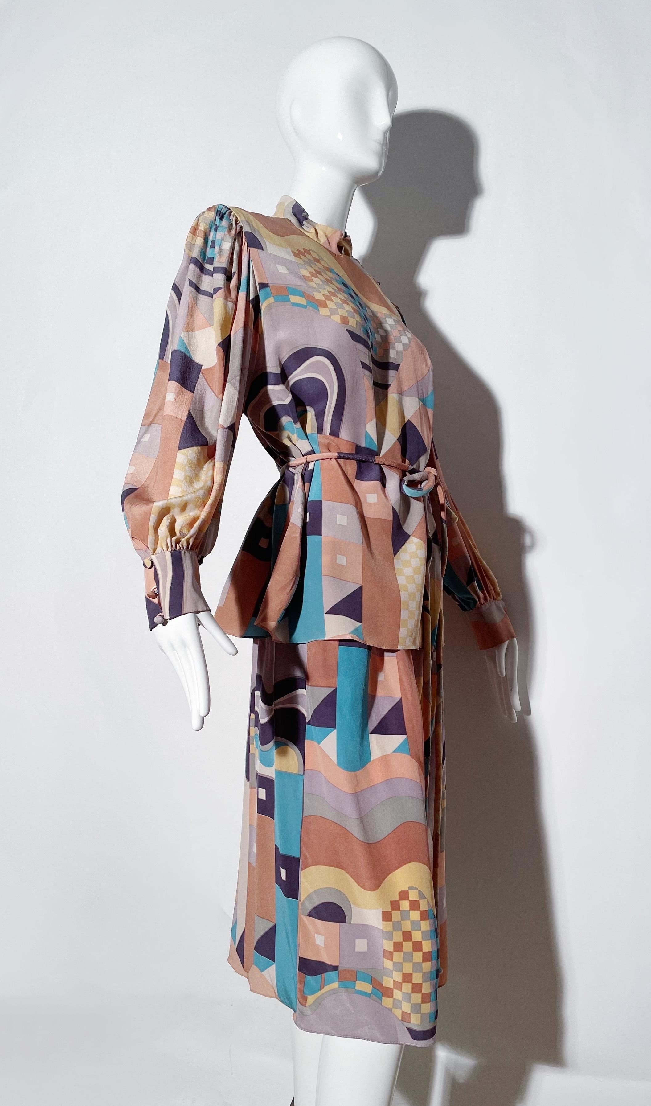 Women's Mary McFadden Blouse and Skirt Set  For Sale