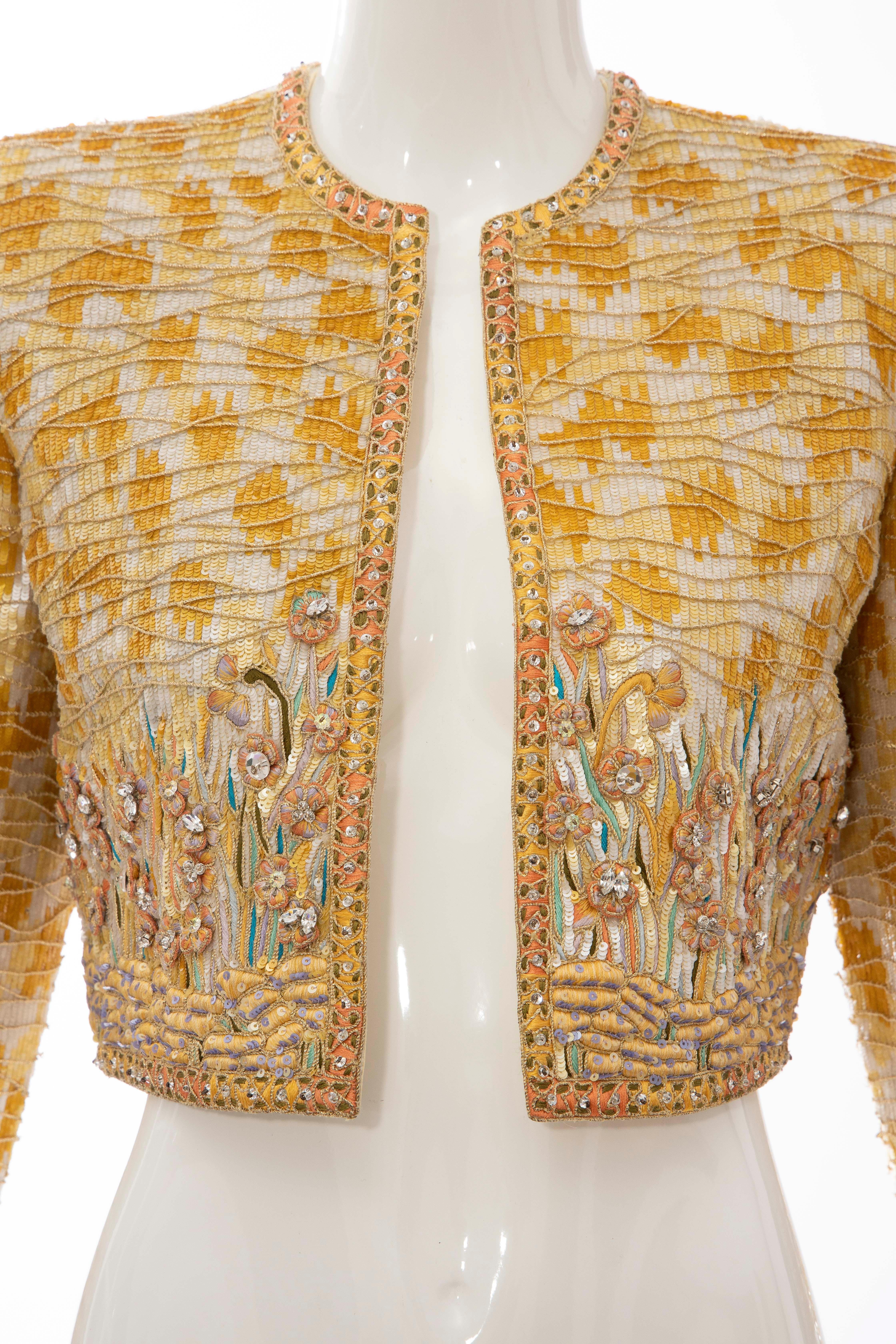 embroidered bolero jacket