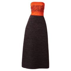 Mary Mcfadden Strapless Evening Dress