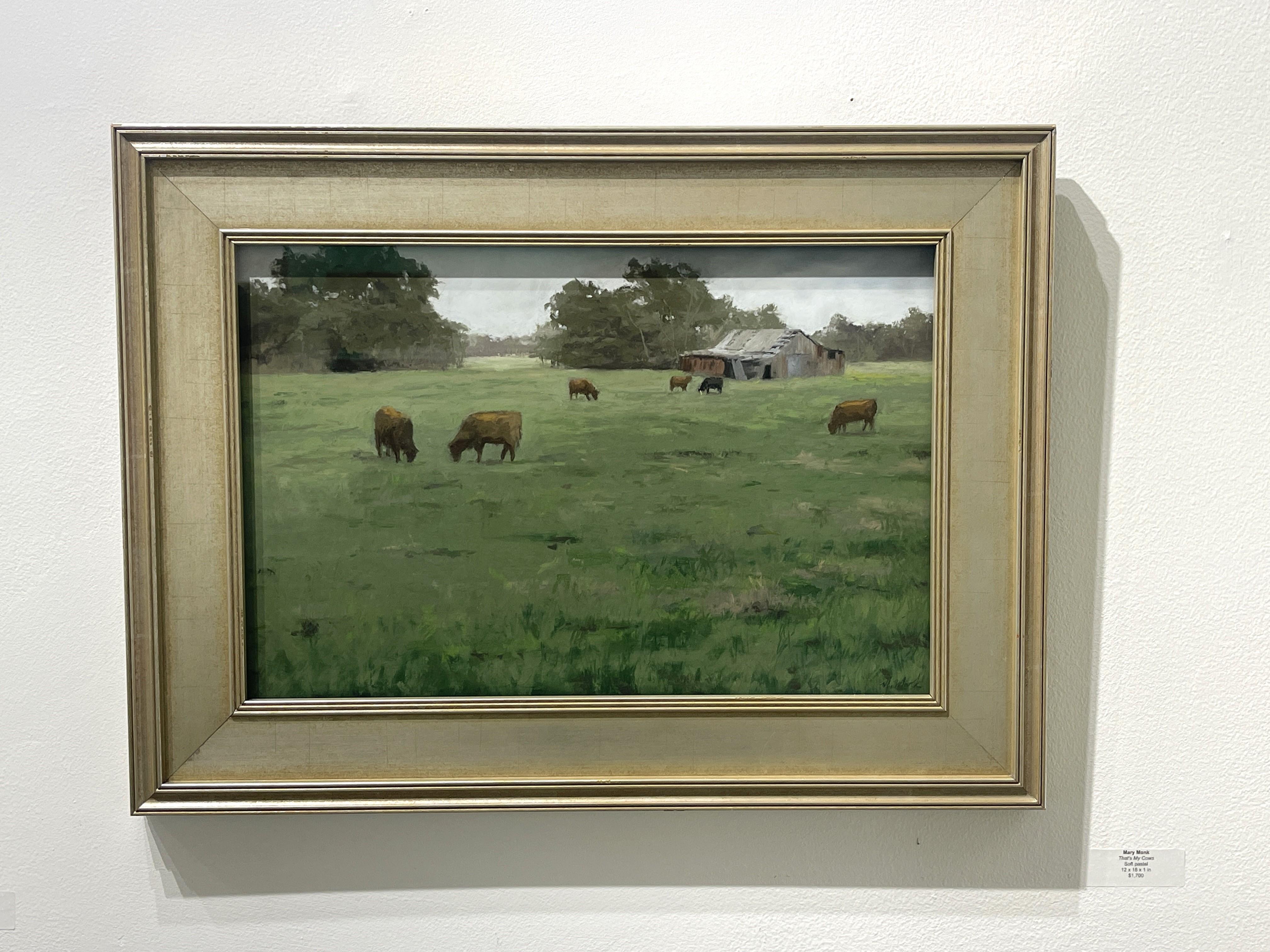 That's My Cows - Painting by Mary Monk
