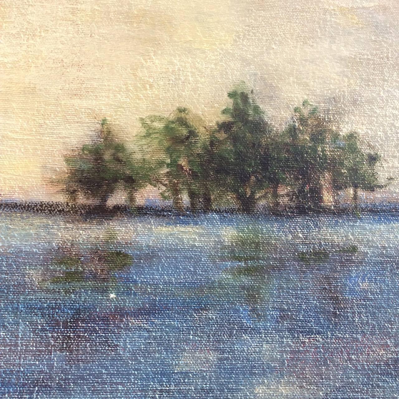 Holly Pond - Painting by Mary Morant