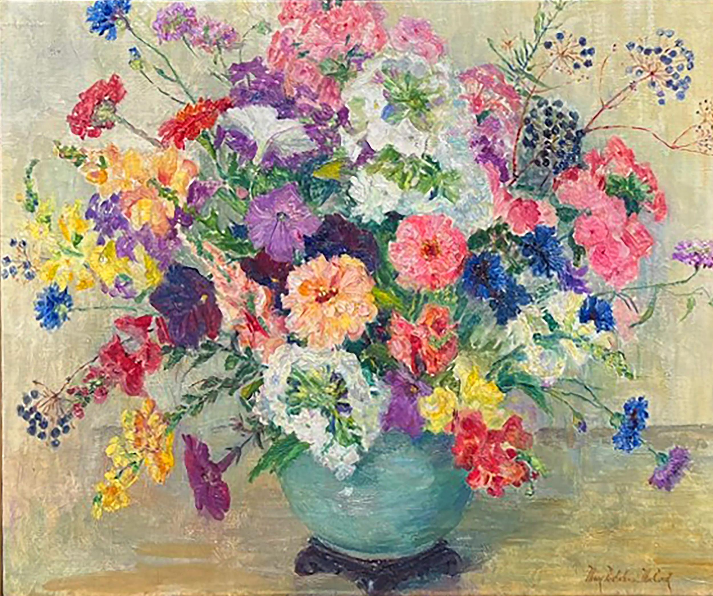 Vaso di fiori di Mary Nicholena MacCord (americano: 1864-1955) 1