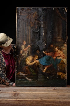 Mary of Bethany Anointing Christ’s Feet  Religious Oil Painting