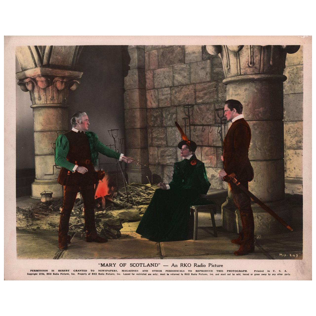 Mary of Scotland 1936 US Color Photo For Sale