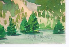 "Mount Lassen after Storm" Watercolor