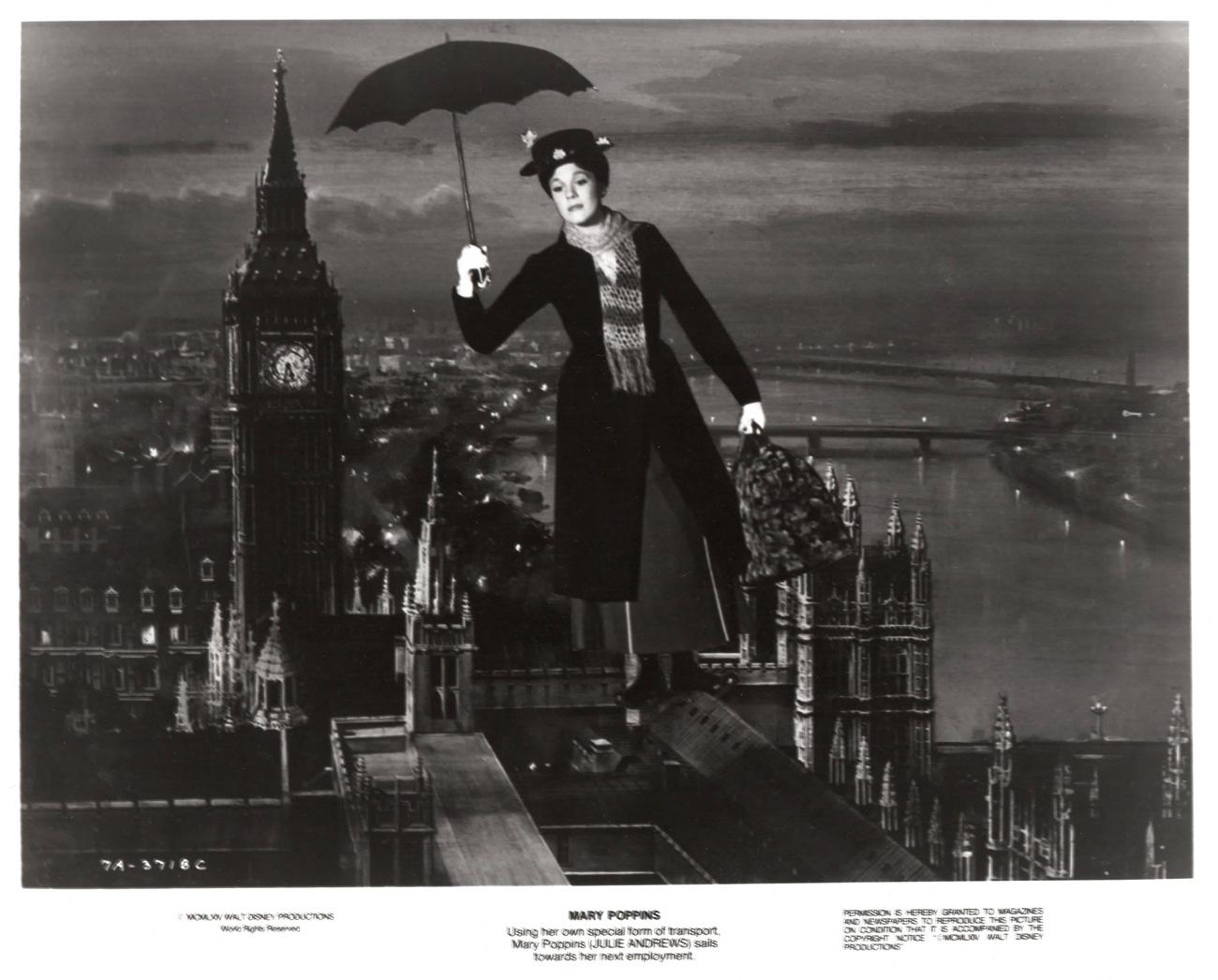 Mary Poppins (1964)  Gerahmte Werbung Film Filmstill Disney im Zustand „Gut“ im Angebot in Bath, Somerset
