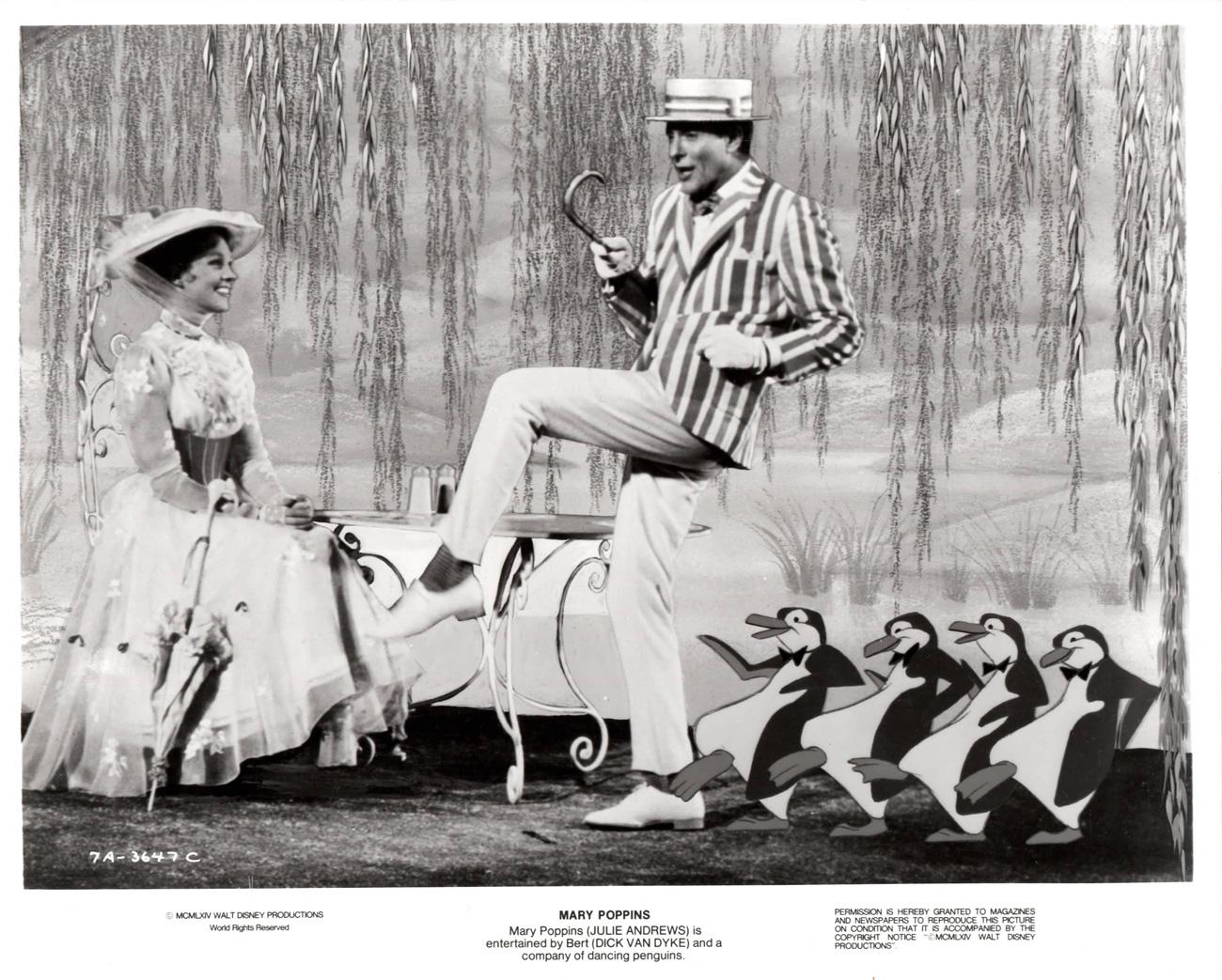 Mary Poppins (1964)  Framed Publicity Film Movie Still Disney In Good Condition For Sale In Bath, Somerset