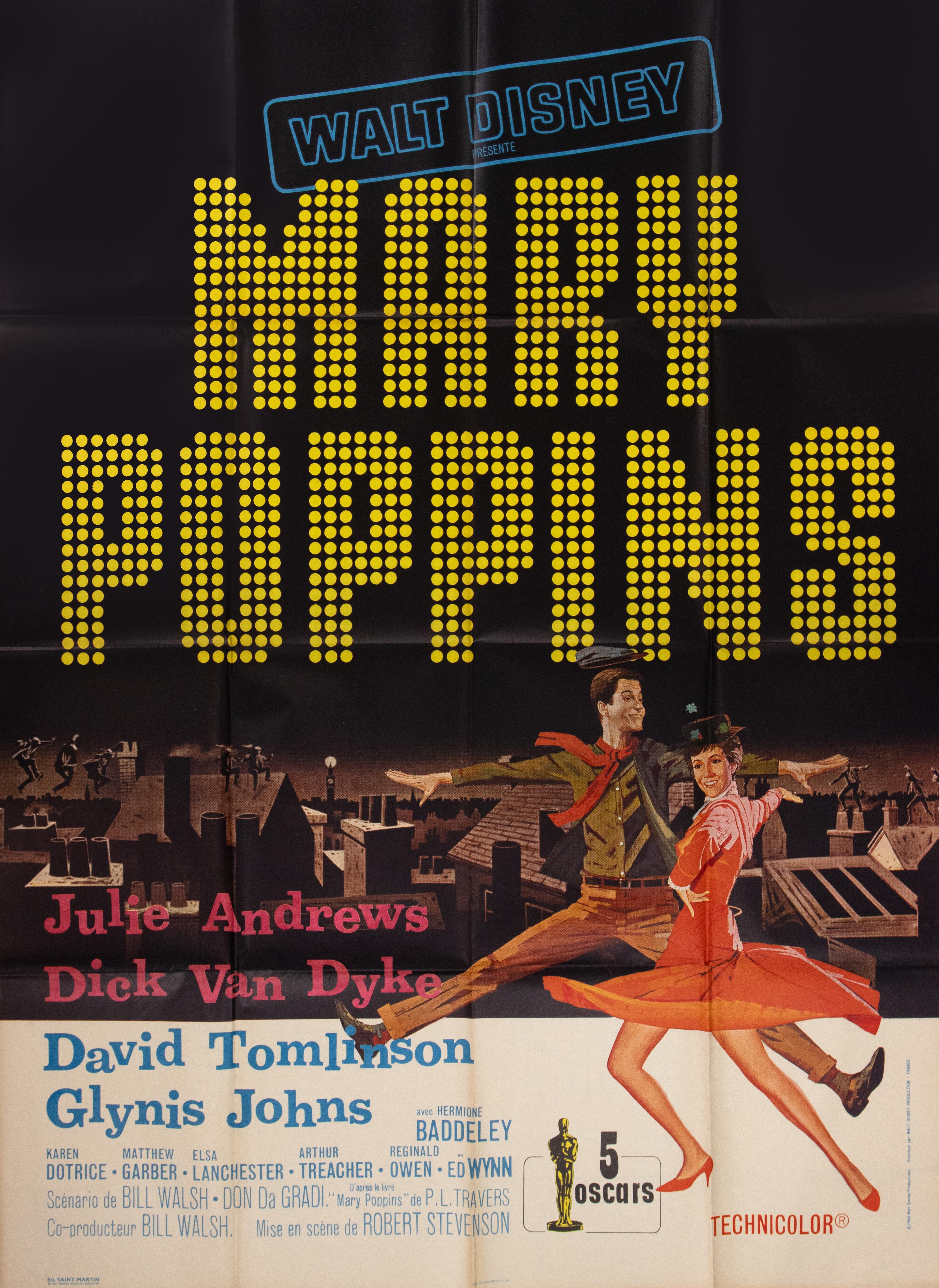 Mary Poppins (1964, Italie, réédition) Bon état - En vente à Roma, IT