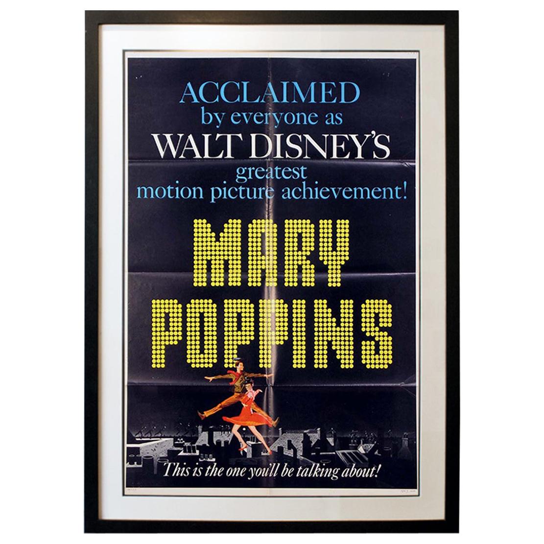 "Mary Poppins" '1964' Poster For Sale