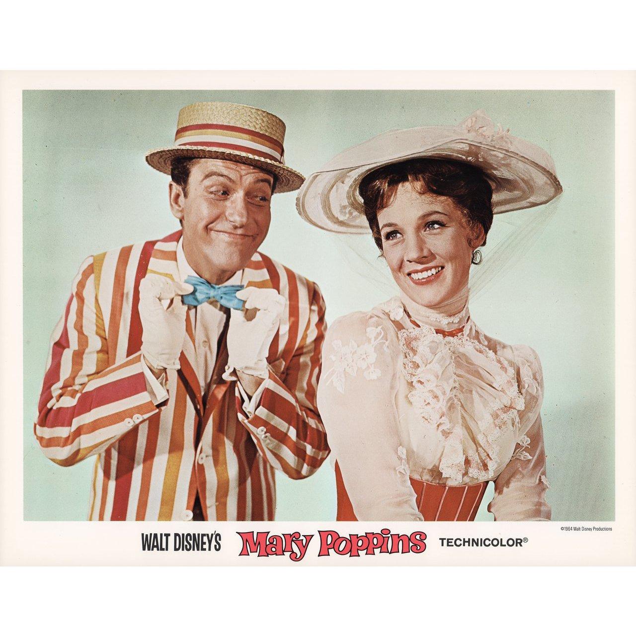 Mary Poppins 1964 U.S. Lobby Card Set In Good Condition In New York, NY